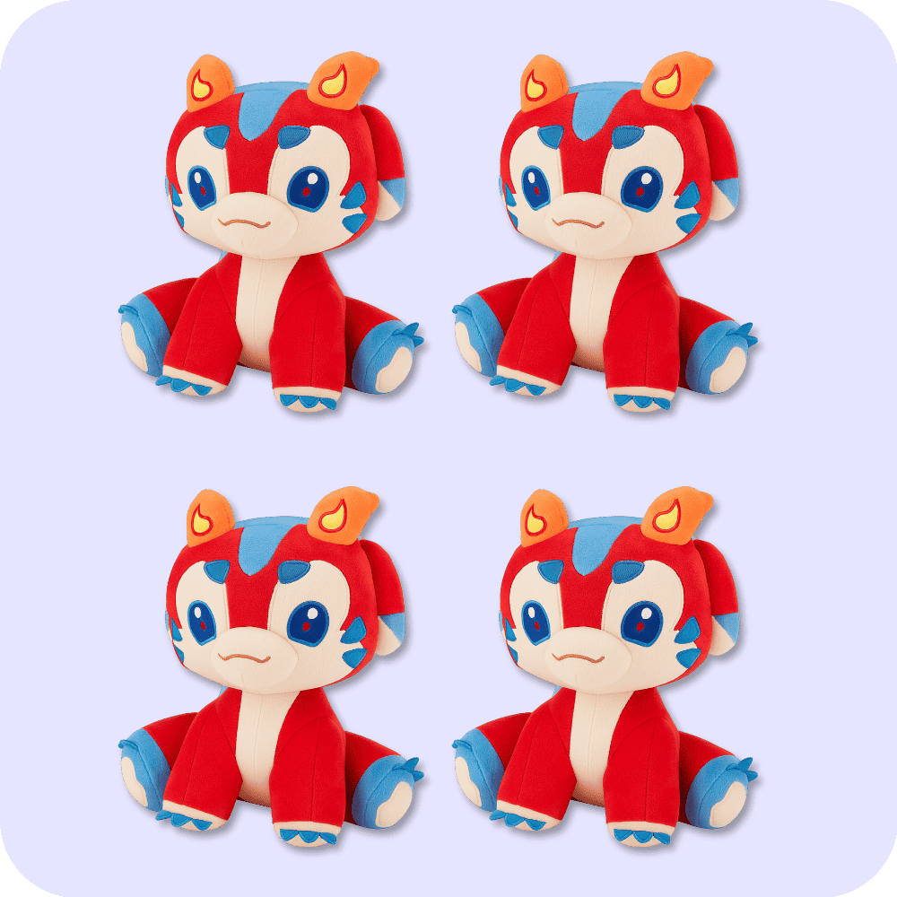 Smolder Plush 4PCS Smolder Plush 4PCS
